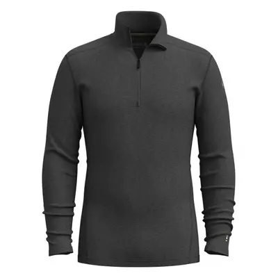 Smartwool CLASSIC THERMAL MERINO BL 1/4 ZIP Férfi thermo felső, sötétszürke, méret