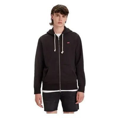 Levi's® NEW ORIGINAL ZIP UP CORE Férfi pulóver, fekete, méret