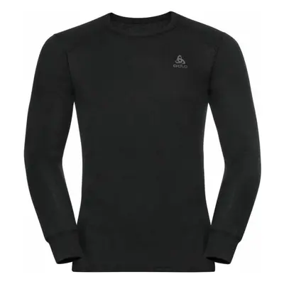 Odlo ACTIVE WARM ECO BL TOP CREW Férfi funkcionális felső, fekete, méret