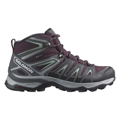 Salomon X ULTRA PIONEER MID GTX W Női túracipő, sötétszürke, méret 1/3