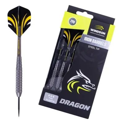 Windson SET DRAGON G IRON STEEL Vas darts nyíl készlet fémhegyekkel, fekete, méret