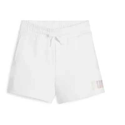 Puma ESSENTIALS + SUMMER DAZE SHORTS G Lány rövidnadrág, fehér, méret