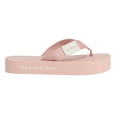 Calvin Klein FLATFORM FLIPFLOP Női filp-flop papucs, rózsaszín, méret