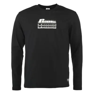 Russell Athletic LONG SLEEVE TEE SHIRT Férfi felső, fekete, méret