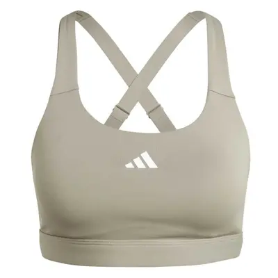 adidas TRAINING HIGH-SUPPORT BRA Női sportmelltartó, szürke, méret