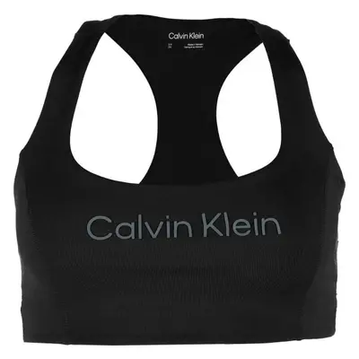 Calvin Klein ESSENTIALS PW MEDIUM SUPPORT SPORTS BRA Női sportmelltartó, fekete, méret