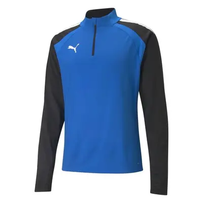 Puma TEAMLIGA 1/4 ZIP TOP Férfi pulóver, kék, méret