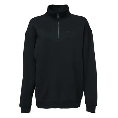 Roxy ESSENTIAL ENERGY HALF ZIP Női pulóver, fekete, méret