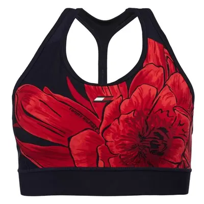 Tommy Hilfiger MID INTENSITY FLORAL AOP BRA Női sportmelltartó, sötétkék, méret