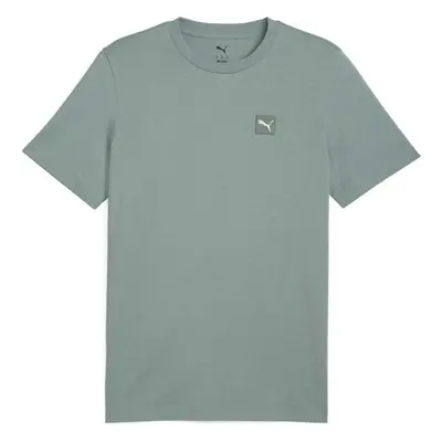 Puma ESSENTIALS ELEVATED TEE Férfi póló, zöld, méret