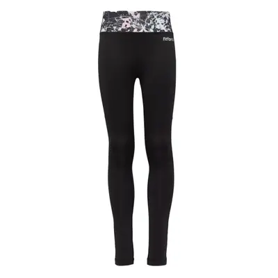 Fitforce JULISCHKA Lány fitnesz leggings, fekete, méret