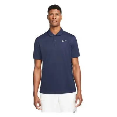 Nike COURT DRI-FIT Férfi pólóing, sötétkék, méret