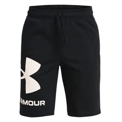 Under Armour RIVAL FLEECE LOGO SH ORTS Fiú rövidnadrág, fekete, méret