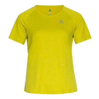 Odlo W RUN EASY T-SHIRT CREW NECK SS Női póló futáshoz, sárga, méret