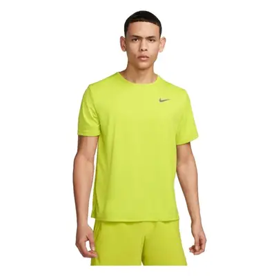 Nike NK DF UV MILER SS Férfi póló edzéshez, fényvisszaverő neon, méret