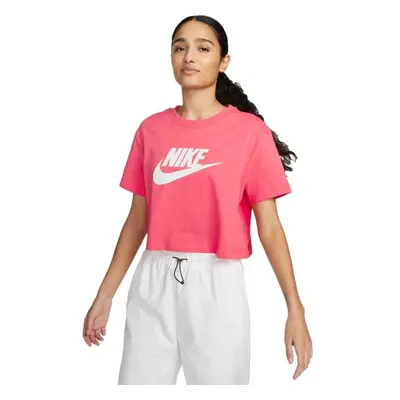 Nike NSW TEE ESSNTL CRP ICN FTR W Női póló, rózsaszín, méret