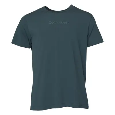 Calvin Klein S/S CREW NECK Férfi pizsamafelső, sötétkék, méret