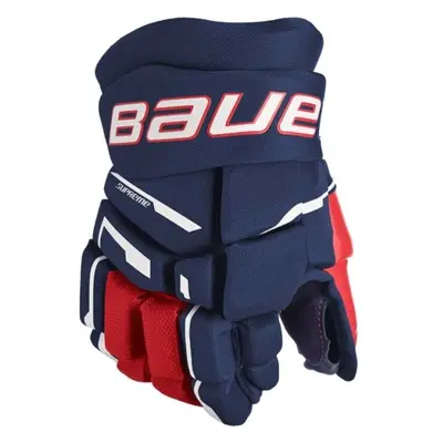 Bauer SUPREME M3 GLOVE-INT Junior jégkorong kesztyű, sötétkék, méret