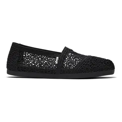 TOMS MOROCCAN CROCHET WM ALPR Női espadrilles cipő, fekete, méret