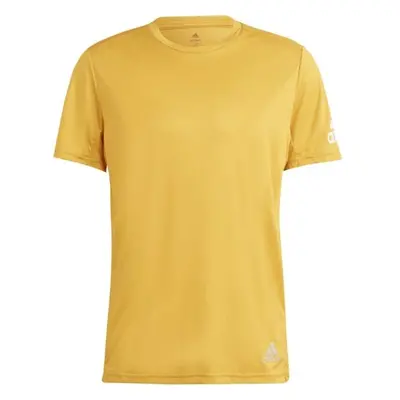 adidas RUN IT TEE Férfi póló futáshoz, sárga, méret