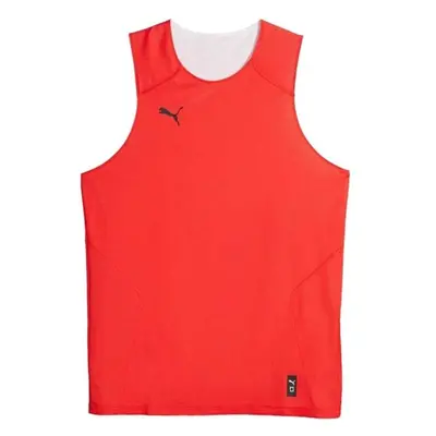 Puma HOOPS TEAM REVERSE PRACTICE JERSEY Férfi kosárlabda mez, piros, méret