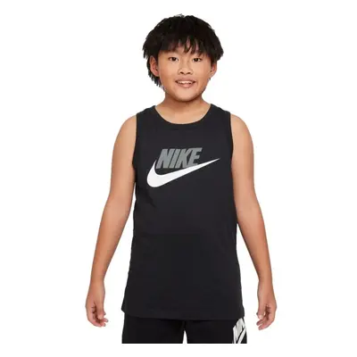 Nike SPORTSWEAR Fiú ujjatlan felső, fekete, méret