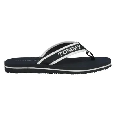 Tommy Hilfiger WEBBING POOL SLIDE Női strandpapucs, sötétkék, méret