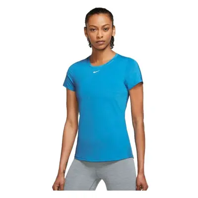 Nike ONE DF SS SLIM TOP W Női edzőpóló, kék, méret