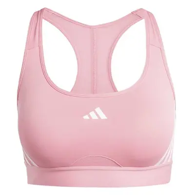 adidas POWERIMPACT TRAIN 3-STRIPES BRA Női sportmelltartó, rózsaszín, méret