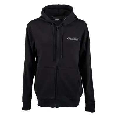 Calvin Klein ZIP THROUGH HOODY Férfi cipzáras felső, fekete, méret