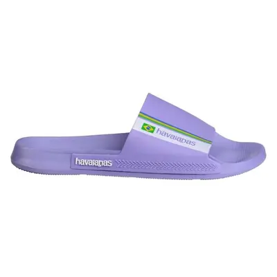 HAVAIANAS SLIDE BRASIL Uniszex papucs, lila, méret 37/38