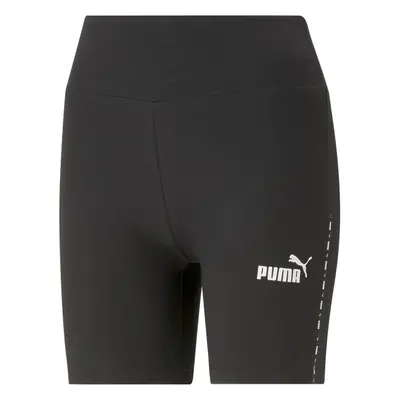 Puma POWER TAPE SHORTS LEGGINGS Lány leggings, fekete, méret