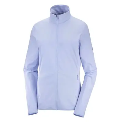 Salomon OUTRACK FULL ZIP MID W Női pulóver, lila, méret