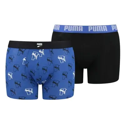 Puma MEN AOP BOXER 2P Férfi boxeralsó, kék, méret