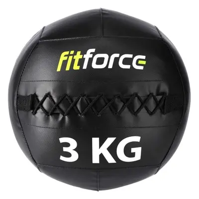 Fitforce WALL BALL Medicinbal, fekete, méret