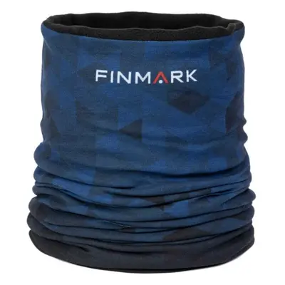 Finmark FSW-212 Multifunkcionális kendő fleece béléssel, sötétkék, méret