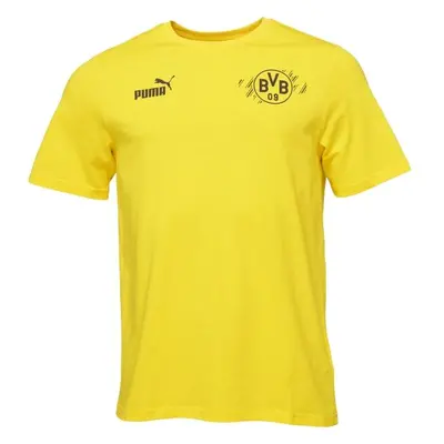 Puma BORUSSIE DORTMUND FOTBAL CULTURE TEE Férfi póló, sárga, méret