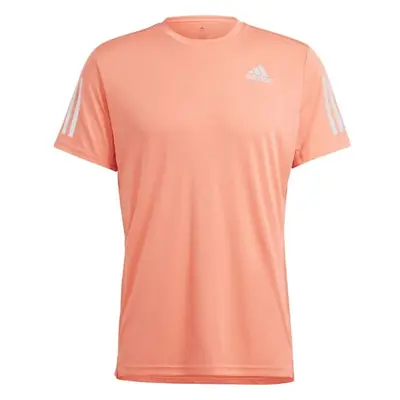 adidas OWN THE RUN TEE Férfi futópóló, lazac, méret