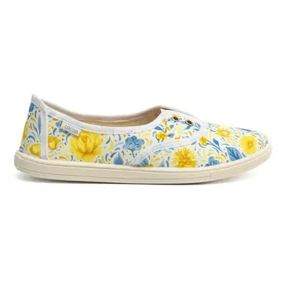 Oldcom SARAH PRINT Női slip-on cipő, fehér, méret