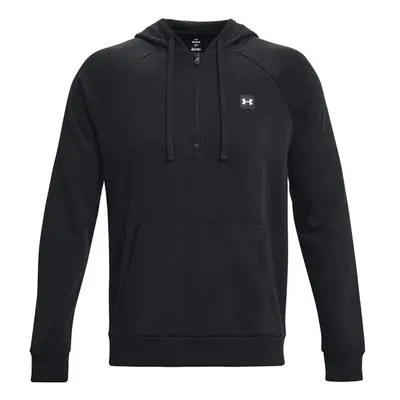 Under Armour RIVAL FLEECE 1/2ZIP HD Férfi pulóver, fekete, méret