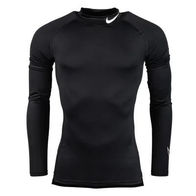 Nike NP DF TIGHT LS MOCK Férfi edzőfelső, fekete, méret