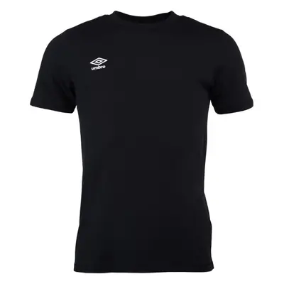 Umbro FW SMALL LOGO TEE Férfi póló, fekete, méret