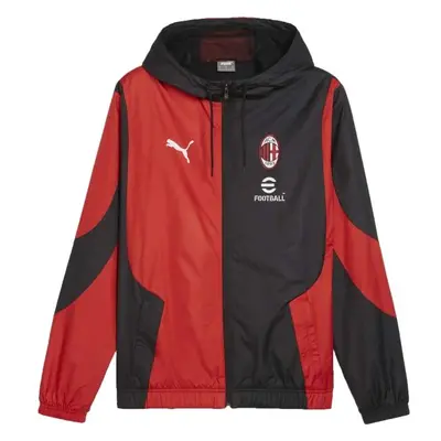 Puma AC MILAN PREMATCH WOVEN JACKET Férfi kabát, fekete, méret