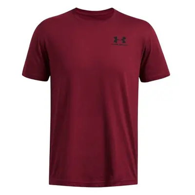 Under Armour SPORTSTYLE LC SS Férfi póló, bordó, méret