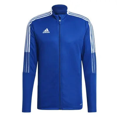 adidas TIRO21 TK JKT Férfi foci pulóver, kék, méret