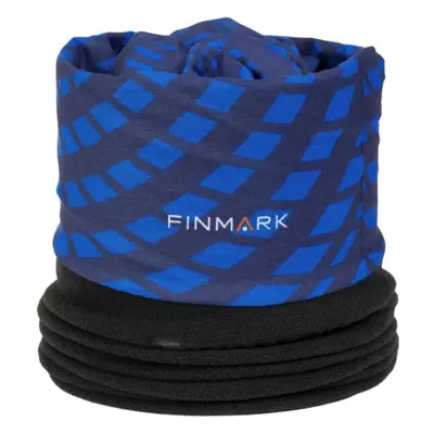 Finmark FSW-220 Multifunkcionális kendő fleece résszel, kék, méret