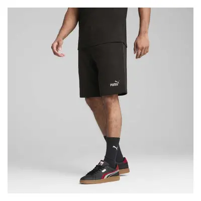 Puma ESSENTIALS+ LOGO LAB GRAPHIC SHORTS Férfi melegítő rövidnadrág, fekete, méret