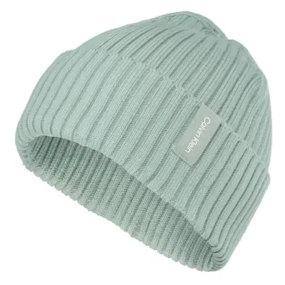 Calvin Klein RIB KNIT FOLDED BEANIE Uniszex sapka, világoszöld, méret