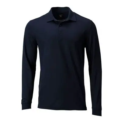 GREGNORMAN MEN INTERLOCK LONGSLEEVE POLO Férfi pólóing, sötétkék, méret