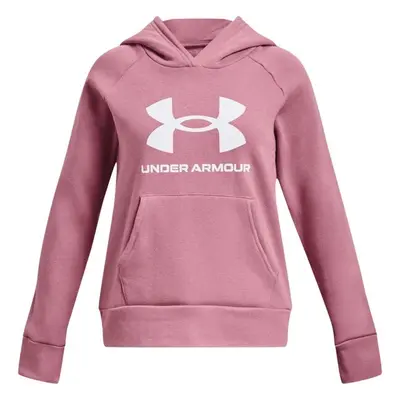 Under Armour RIVAL FLEECE BL HOODIE Lány pulóver, rózsaszín, méret